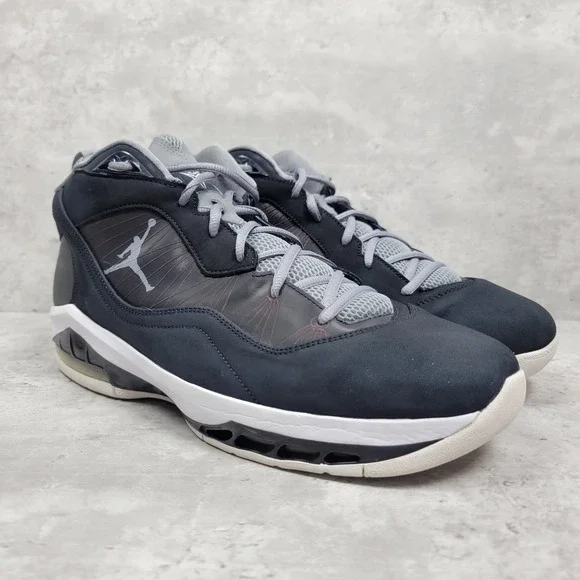 Nike Mens Basketball Shoes Air Jordan Melo M8 469786-402 Black Sneakers  Size 13